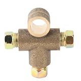 Bremsleitungs-T-Stücke, Verteilerrohr, T-Stück, 10-mm-Anschlussstück, 3-Wege-Verteiler, Block de Cobre Para Nos, Umgekehrte Bördelung, M10-Gewinde für 1,0 Raulic-Bruch H36753