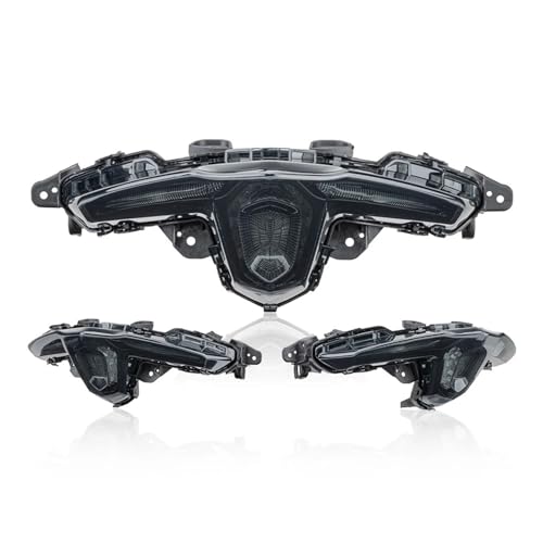 Feu arrière moto remplace bloc origine usé Tmax 560 feux intégrés fumés