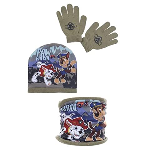 Bonnet et gants Paw Patrol RH4249 anti-froid pour garçon