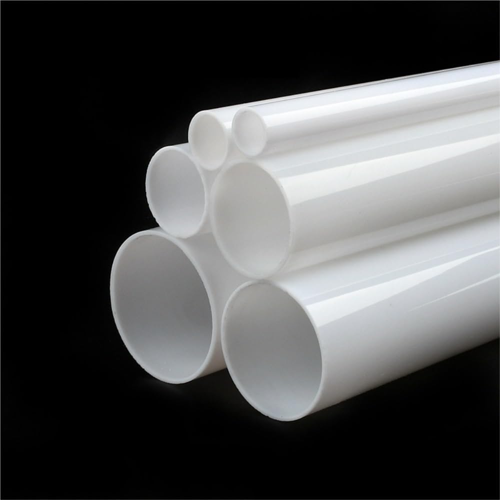Clear Acrylic Tube White Acrylic Tube Aquarium for Fish Tank Supplies Water Pipe Home Garden Lampshade Fittings Holder Case DIY 1pc(60mm*50cm)