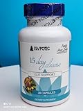 ELVPOTEC 15 Day Cleanse - Gut and Colon Support | Advanced Gut Cleanse Detox with Senna, Cascara Sagrada & Psyllium Husk | Non-GMO | Made in USA | 30 Capsules | Natural Ingredients