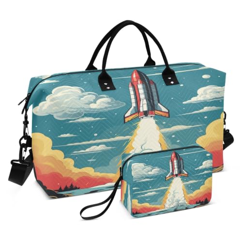 Sac de sport de natation fusée pour organiser les affaires de voyage filles