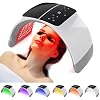 7-in-1 LED Face Mask, Multi-Color Light Beauty Device with Red Blue Green Yellow Purple Cyan White Modes, At-Home Facial SPA for Women Men, Gift Idea