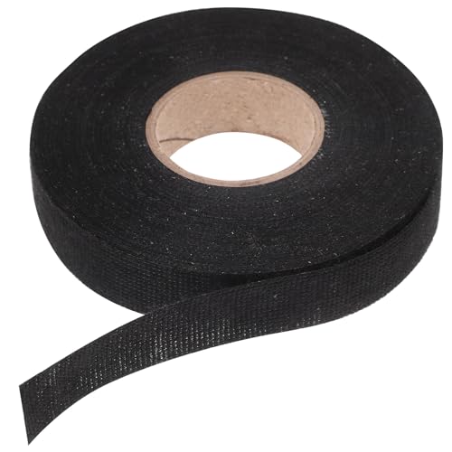 Alipis Cinta Aislante Eléctrica Negra de 19 Mm X 20 M Cinta de Alambre Resistente al Agua y Alta Temperatura para Automoción para Aislamiento y Sellado Seguro