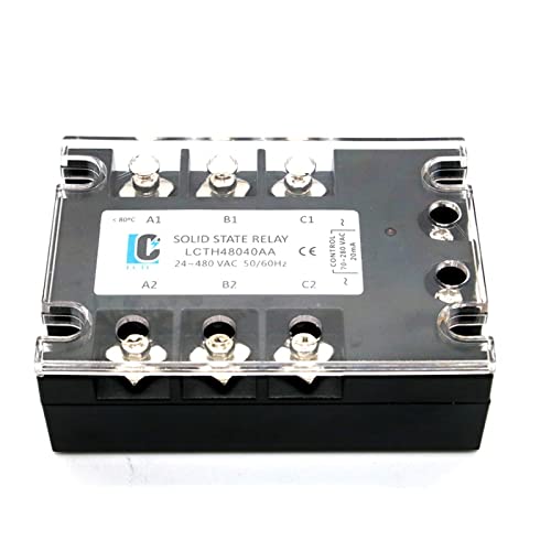 Relais Statique triphasé LC évite les pannes de contacteur AC-AC 100A 24-480V