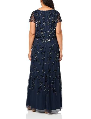 Image of Adrianna Papell Embellished Mikado Gown