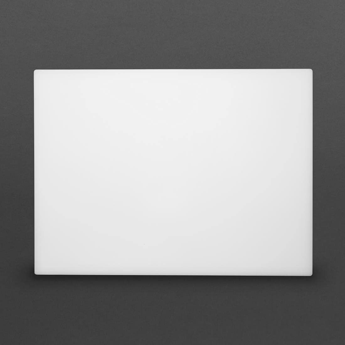 Hygiplas Tabla de cortar extragruesa en color blanco, baja densidad, 20 x 600 x 450 mm