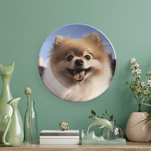Plato decorativo de porcelana 6 pulgadas BTCOWZRV miniatura 5