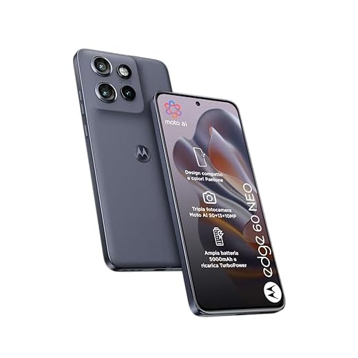 Motorola XT2509-1 Edge 60 Neo, Dual, 256GB 8GB RAM, Pantone Grisaille