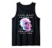Find What You Love & Let It Kill You Skull Glitch Vaporwave Tank Top