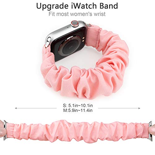 Image of Greatfine Scrunchie Band Compatible with Apple Watch Bands 38mm 40mm 41mm 42mm 44mm 45mm 46mm 49mm Women, Elastic Scrunchie Watch Strap for iWatch Watch Series 11 10 9 8 7 6 5 4 3 2 1 SE 3 2 Ultra 3 2