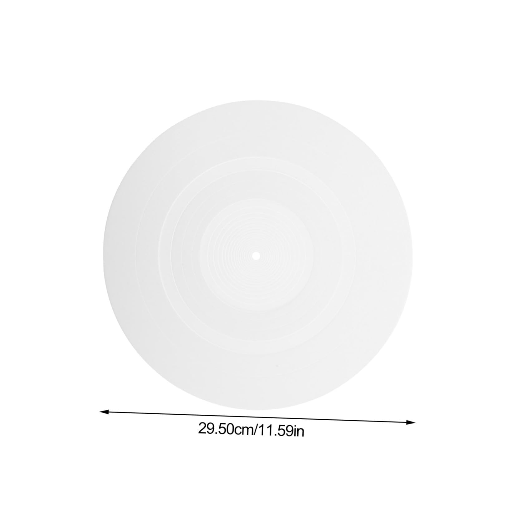 Yardwe Record Mat Vinyl Record Vinyl Mat Record Player Mat Anti-static Record Pad Record Protective Mat Turntable Mat Slip Mat Vinyl Mat for Record Turntable White