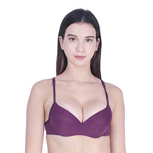 Image of Brachy Women's Poly Cotton Padded Wired Push-Up Bra