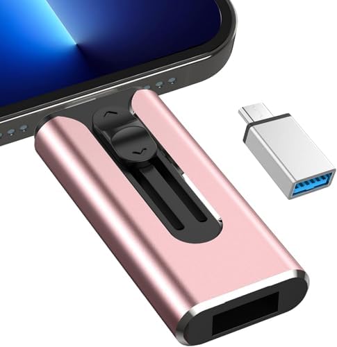 512GB Flash Drive for iPhone Photo Stick - 4 in 1 High Speed iPho...