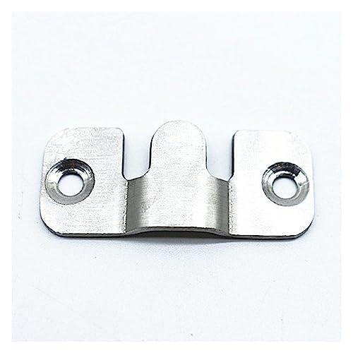 Image of Flush Mount Bracket ,Interlock Hanging 3 Sets Hook Buckles Hanger Picture Frame Photo Mirror Hooks Wall Hanging Flush Bracket Hanging Connecting Hardware, 44*19mm, Silver