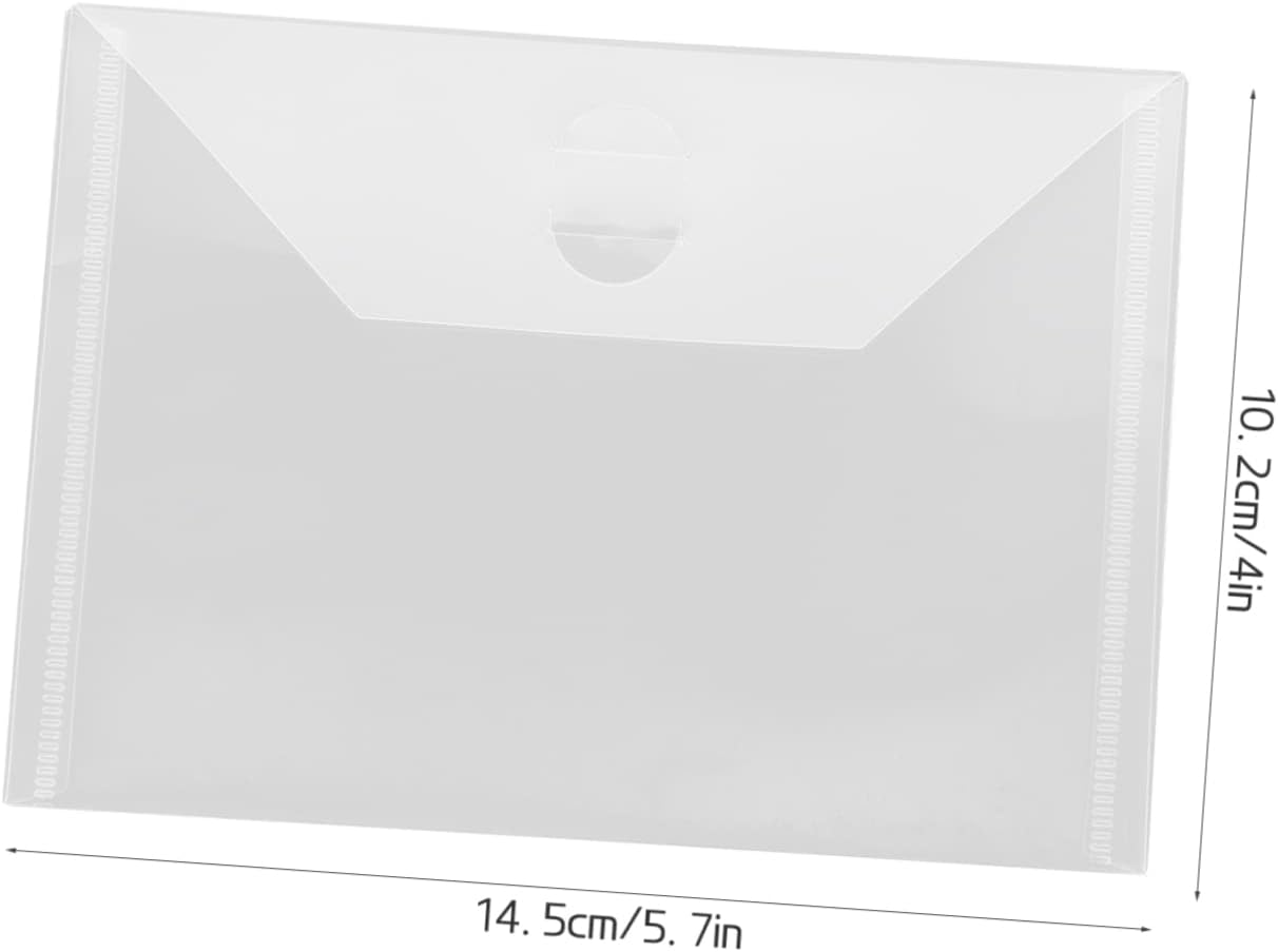 KICHOUSE 15pcs Scrapbooking Dies Storage Envelopes Seal Bags Die Cut Organizer Stencil Envelope Bag Lightweight