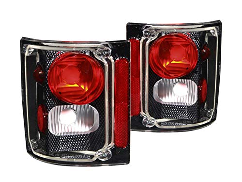 Anzo USA 211015 Chevrolet Carbon Tail Light Assembly - (Sold in Pairs)