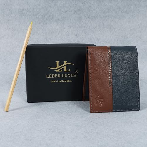 Bilfold Wallets For Men With 2 Hidden Compartment | Credit Card Wallet | Leather Wallet For Men | RFID Men's Wallet | With Coin Pocket (Brown)2