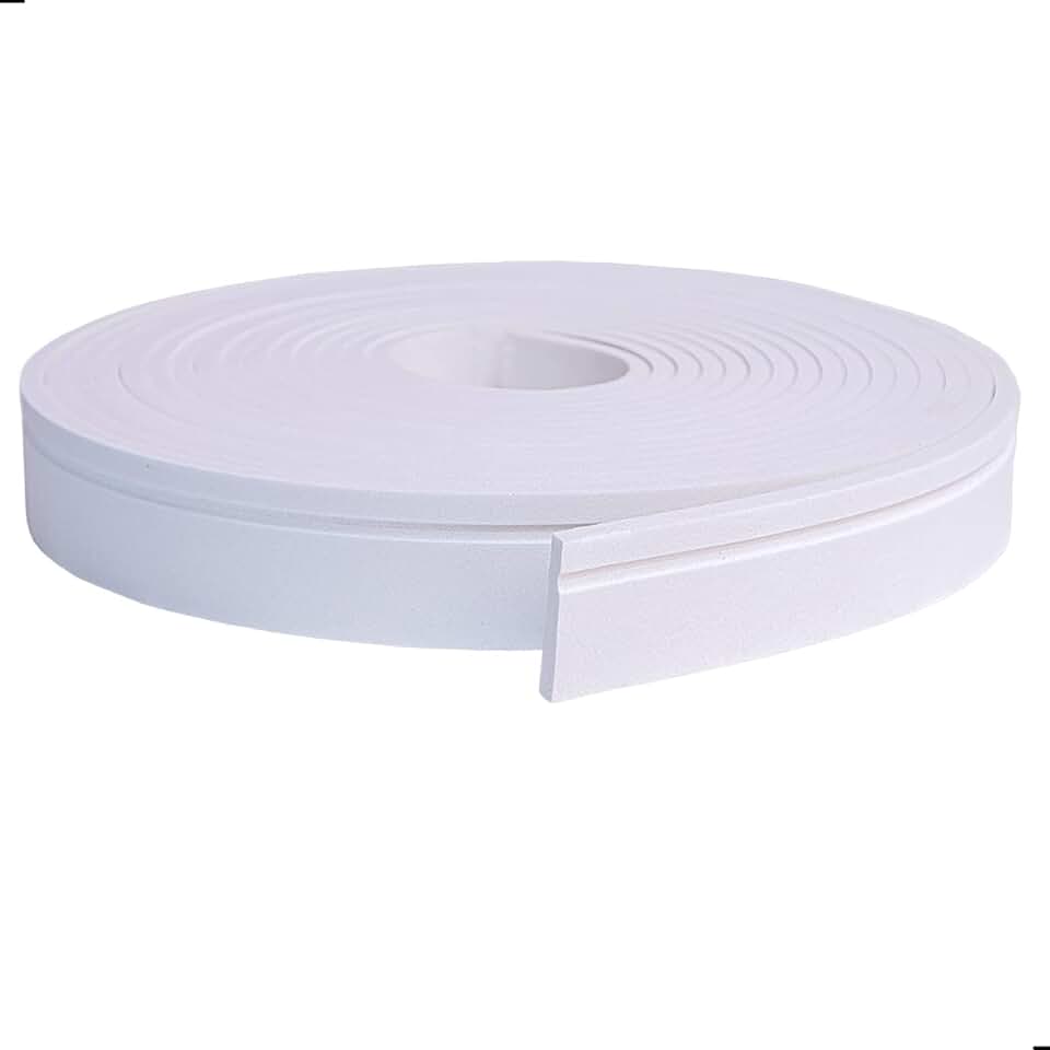 Rodapé Autocolante Borracha EVA 5cm - 12 Metros - Modelo 5c1