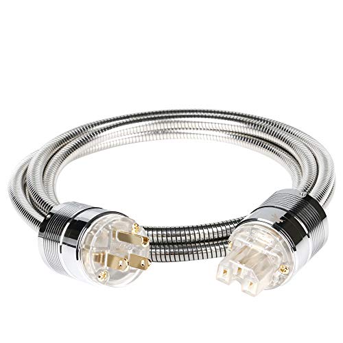 イタリアIMPETO，ドイツ製造ハイエンドグレード 電源コード/電源ケーブル/CDプレーヤー/スピーカ/AVアンプ等対応/米国仕様 / 220V/ 長さ1m