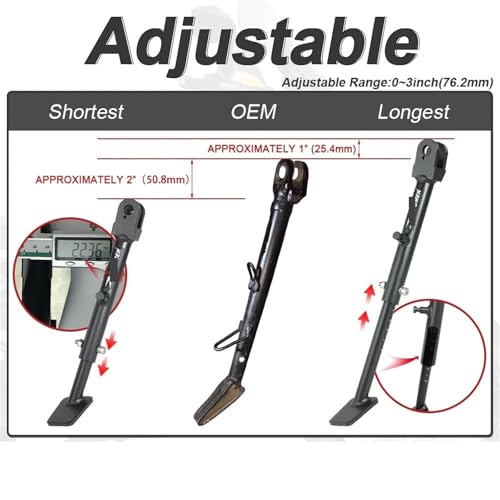 Support de béquille latérale Ducati Multistrada évite la chute moto