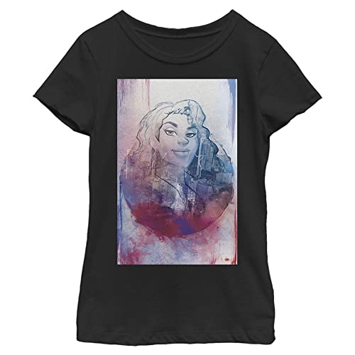 T-shirt Marvel fille au motif rétro Captain America imprimé durable