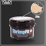 GlasGarten ShrimpFit | 35g – Spezialfutter für Ziergarnelen, Immunbooster für verbesserte Abwehrkräfte, enthält wichtige Wirkstoffe wie Beta-Glucane, Mineralien & Chitin