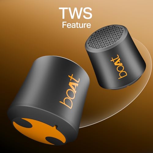 Image of Boat Stone Uno, 3W Signature Sound, 6HRS Battery, TWS Feature, Bluetooth v5.4 & Type-C Interface, Bluetooth Speaker, Wireless Speaker, Portable Speaker(Groovy Grey)