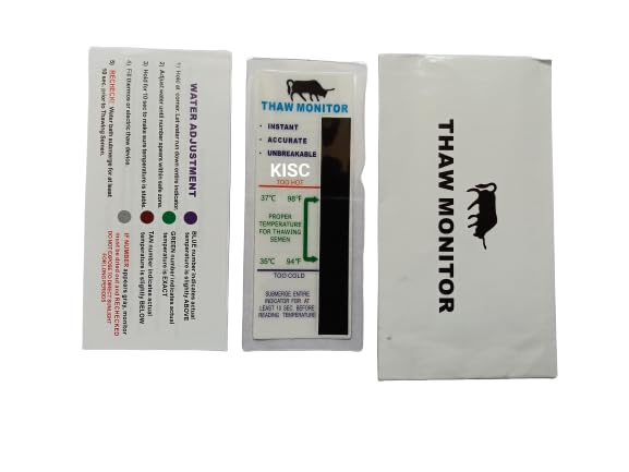 KISC Veterinary Thermometer Cover with Thaw Monitor Card-picture-15
