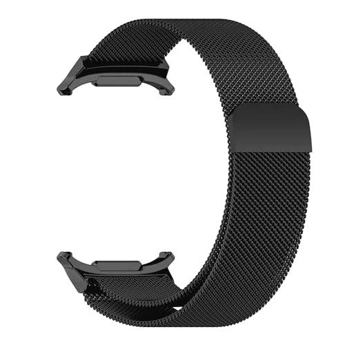Image of T TECLUSIVE Ultra Luxury Magnetic Metal Chain Strap Band Compatible for Galaxy Watch Ultra | No Gap Adjustable Magnetic Strap for Galaxy Watch Ultra
