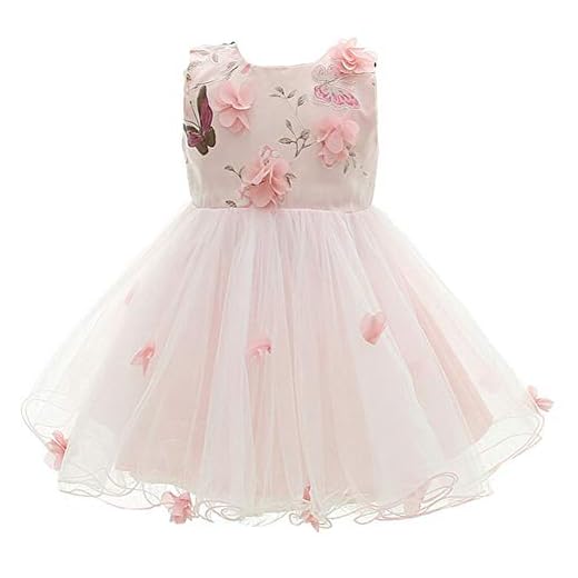 Monimo baby flicka prinsessa klänning klänning klänning festklänning bröllop festklänning festklädsel babykläder