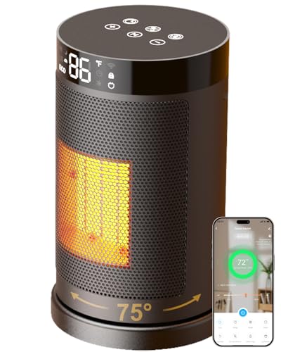 Smart WiFi Space Heater with Alexa Control