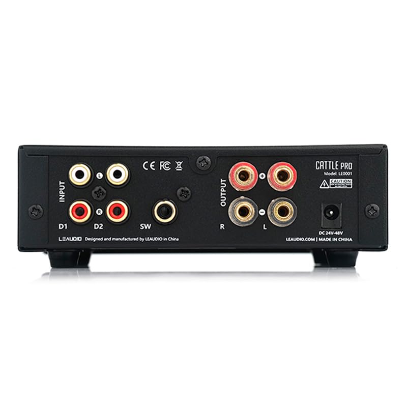Amazon.co.jp: LEAUDIO Cattle PRO 高性能クラスDパワーアンプ RCA入力
