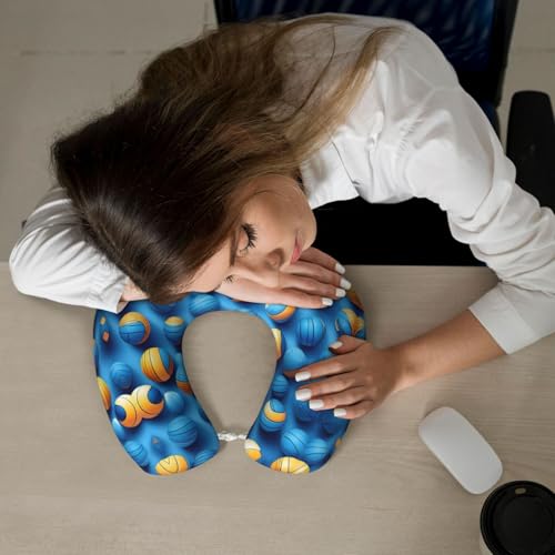 Almohada de poliéster negra para cuello tamaño único miniatura 7