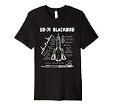 SR-71 Blackbird Specs T-Shirt-SR-71 Blackbird Premium T-Shirt