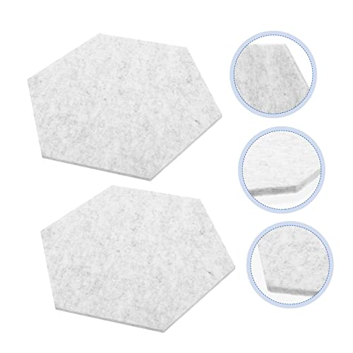 BESPORTBLE 2 piezas paneles absorbentes de sonido de alta densidad aislamiento acústico para reducción de ruido en estudios, oficinas y teatros en casa gris miniatura 7