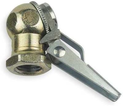 Clip-on Ball Foot Air Chuck,0 to 150 psi -6 pack