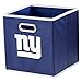Franklin Sports New York Giants Collapsible Storage Bin - NFL Folding Cube Storage Container - Fits Bin Organizers - Fabric NFL Team Storage Cubes