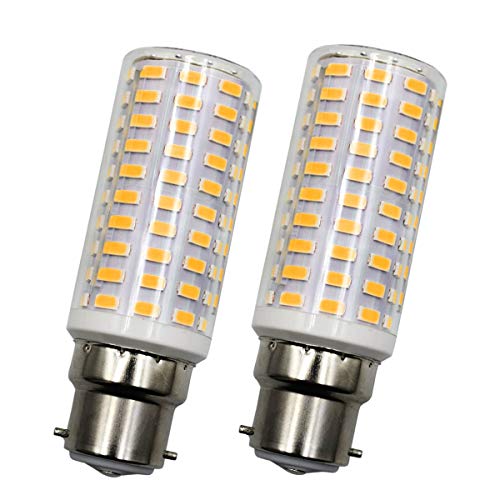 Preisvergleich Produktbild B22 Bajonett LED-Glühbirnen,10W Entspricht 120W Halogenglühlampen, Warmweiß 3000K, 1440LM, 100-265V,Energieeinsparung für die Hausbeleuchtung(2er-Pack)[MEHRWEG]