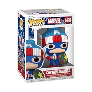 マーベル キャプテンアメリカ ホリデー フィギュア Funko POP! Marvel- Holiday CAPTAIN AMERICA WITH WREATH SHIELD ファンコ
