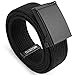 Produktbild MOZETO Gürtel Herren Länge 115-145 cm Breit 3,8 cm Stoff Canvas Nylon Belt Automatischer Schnallen Verstellbarer Unisex Stoffgürtel