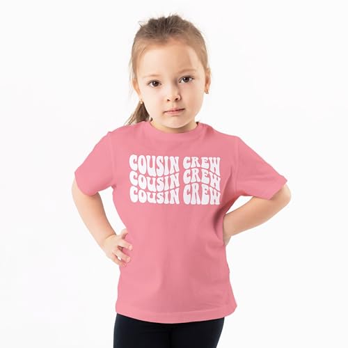 Olive Loves Apple Cousin Crew Wavy T-Shirts for Toddler & Youth Kids4