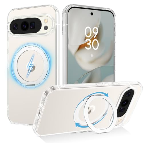Coque fine Google Pixel 10 Pro XL transparente pour recharger votre téléphone en voiture avec MagSafe
