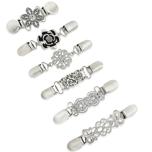 Pinces à vêtements vintage pour femmes et broches décoratives pour pulls