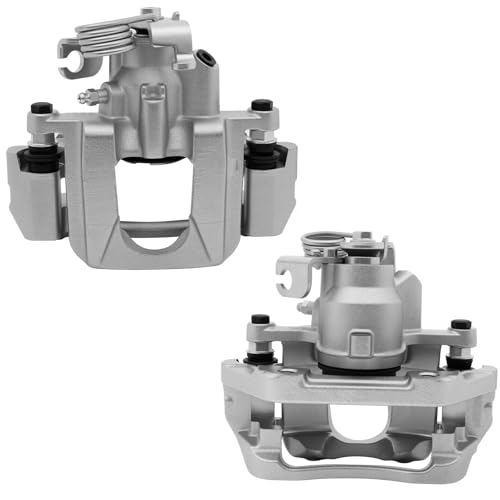 Image of SCITOO Rear Left+Right Brake Calipers With Bracket 18B5263 18B5262 Compatible For Ford For Explorer 2011-2015 For Ford For Flex 2010-2014 For Ford For Taurus 2013-2014 For Lincoln MKT 2010-2013