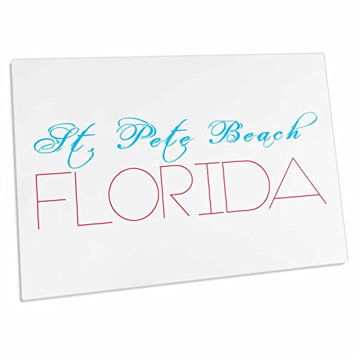 3dRose American Beaches Desk Pad 58.4x40.6 cm