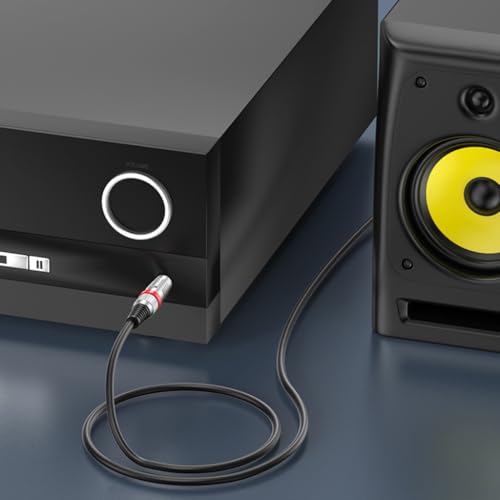 Câble d'extension 6,35 mm pour console de mixage avec connecteurs plaqués