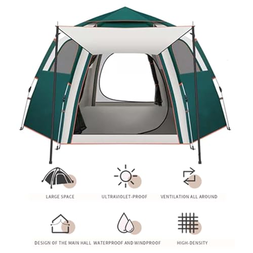 Carpa instantánea para camping 94x83x57 in para 5-8 personas miniatura 6