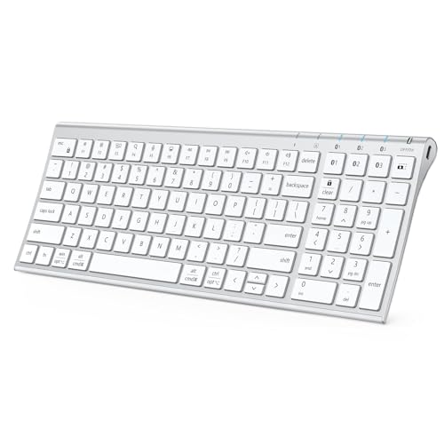 iClever BK10 SE Bluetooth Keyboard for Mac, Multi-Device...