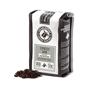 Charleston Coffee Roasters | Specialty Organic Whole Bean Coffee | Hand Picked, Premium Slow Roast | (Espresso Dark, Bold Roast) 12oz